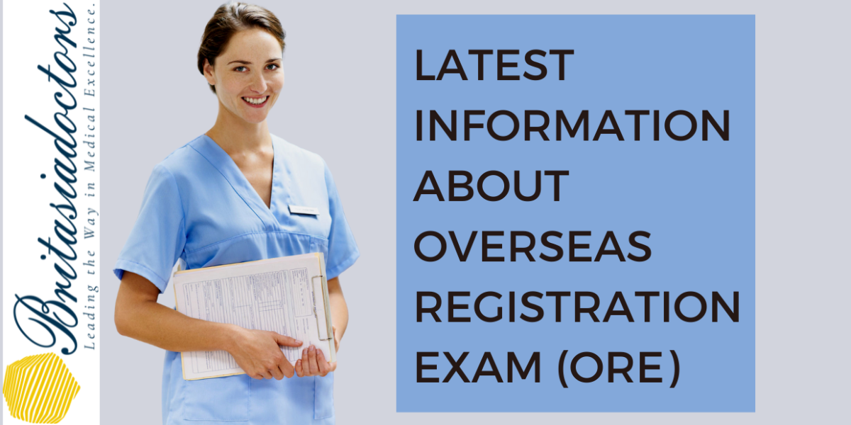 Overseas Registration Exam (ORE) 2023 - Britasia Doctors